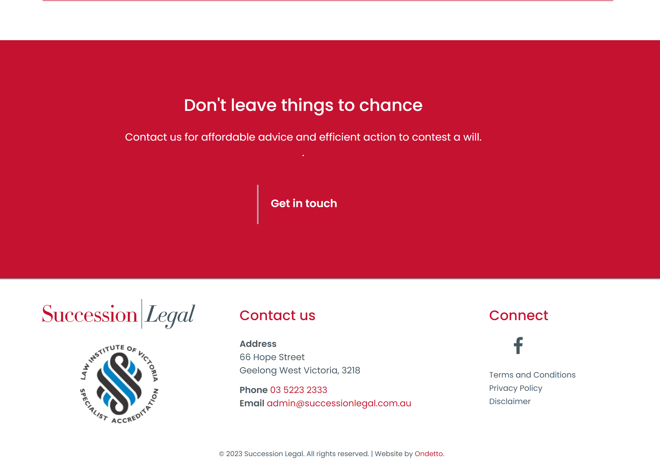 Succession Legal homepage 5